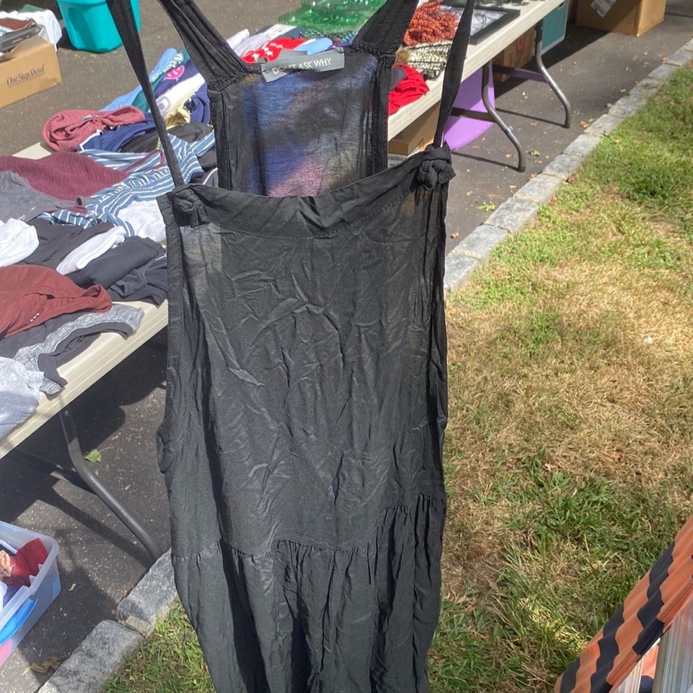 Black shirt dress or Long top